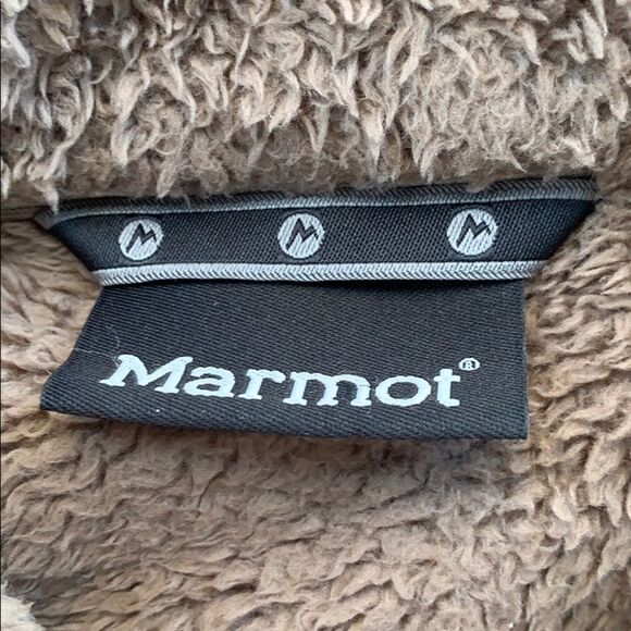 Marmot Fleece Deep Pile Sherpa Zip Front Jacket - Picture 3 of 7